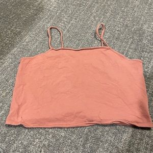 XXL pink cropped cami